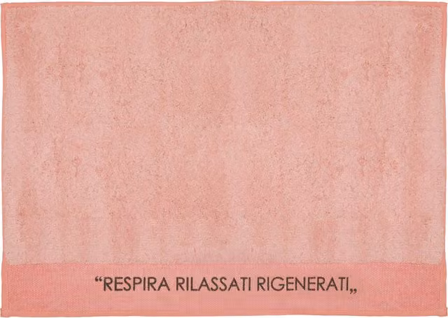 Tappeto da bagno antiscivolo KASANOVA modello Quotes color malva L: 60 cm, P: 85 cm