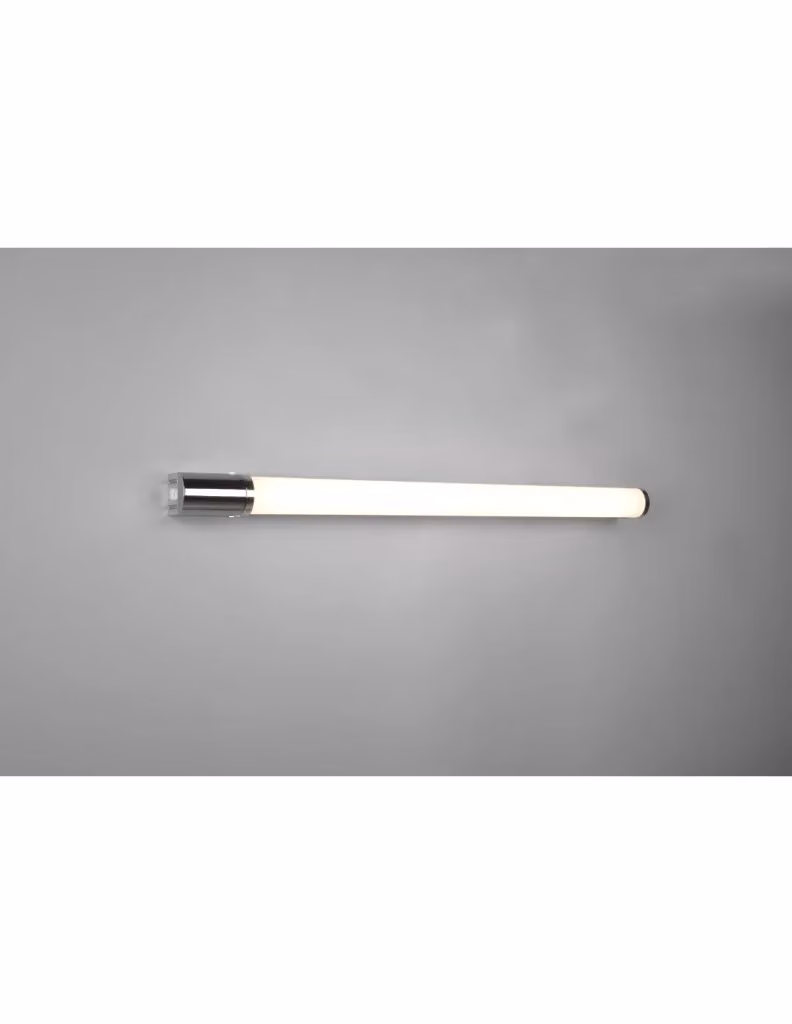 Applique con specchio LED Piera Trio Leuchten con bordo cromato e finitura bianca, protezione IP44 per bagno, 16W, luce bianca calda – 2