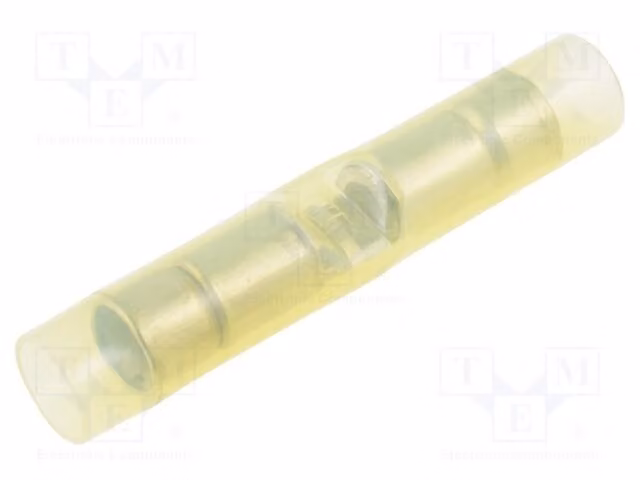 1x Morsetto a cappello: Connettore a crimpare, sezione del cavo da 3 a 6 mm², isolato, in rame stagnato, codice prodotto 320570, marca Bootlace ferr