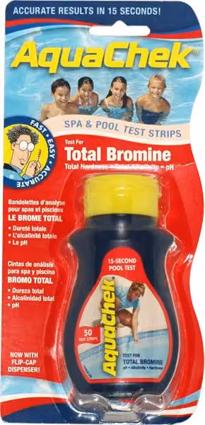 50 strisce reattive per il bromo Aquachek AQUABR