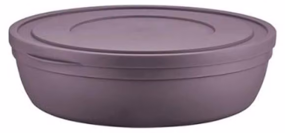 Contenitore piatto con coperchio da 0,5 L - poco ingombrante e versatile - Viola
