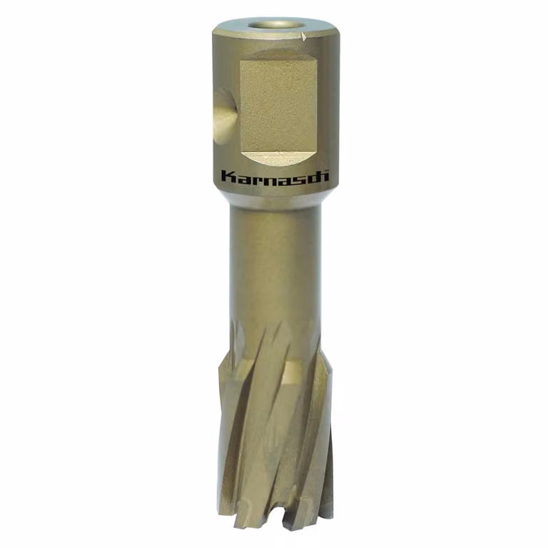 Punta a  con inserti in metallo duro per acciaio Hardox e Inconel, attacco Weldon, lunghezza utile 40 mm, Hard-Line40, Ø d=54 mm