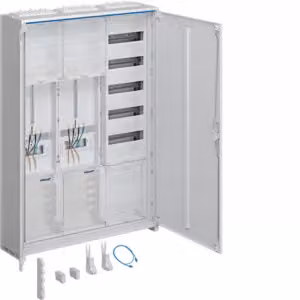 HAGER armadio completo 2ZP/ ZB332P25 VF-5rh/APZ, univ. Z, 1100x800x205mm, 3-f