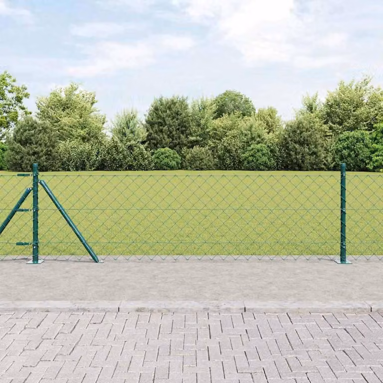 Maison Exclusive - Palo della recinzione Verde 25 x 0,4 m (rete 60 x 60 mm)