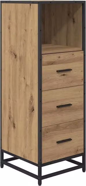 Set di mobili per il Bagno | Armadio da bagno con cassetto Rovere artigianale