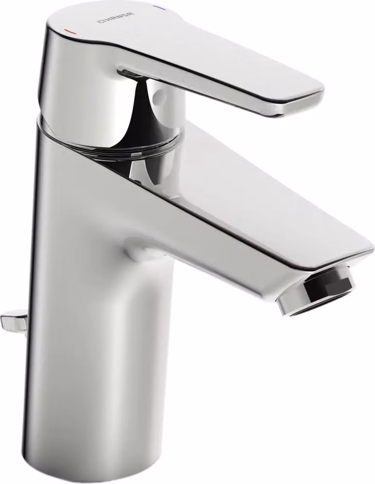 Miscelatore lavabo Hansa HANSAPOLO XL con leva a tirante. Sporgenza 110 mm cromato, 1 pezzo.