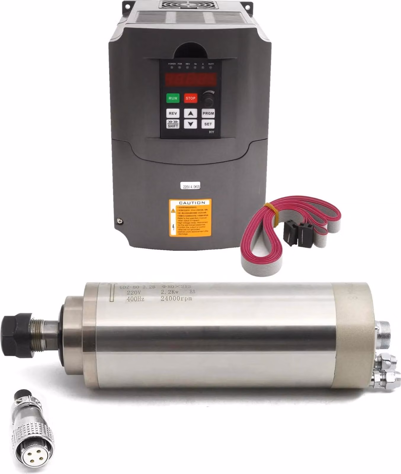 Motore mandrino, raffreddato ad acqua, alta efficienza, AGGIUNGERE VFD, 220 V-a