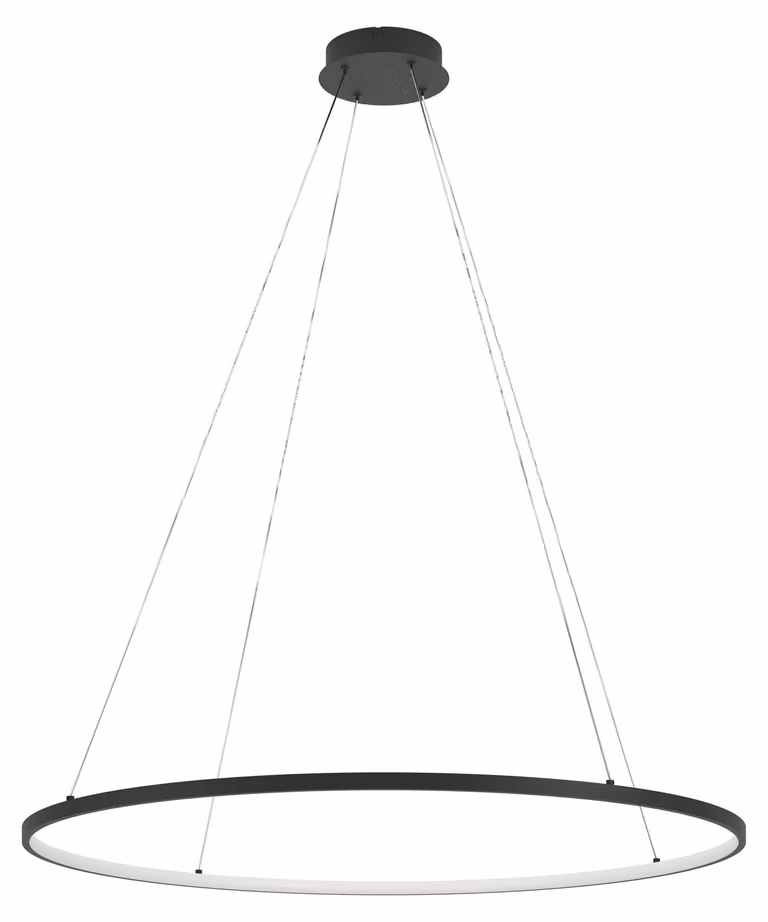 EGLO PARRUTA, Nero, Alluminio, Acciaio, Universale, IP20, II, LED