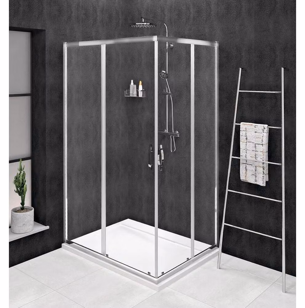SIGMA SIMPLY Cabina doccia rettangolare 1000x900 mm, versione L/R, ingresso ad angolo
