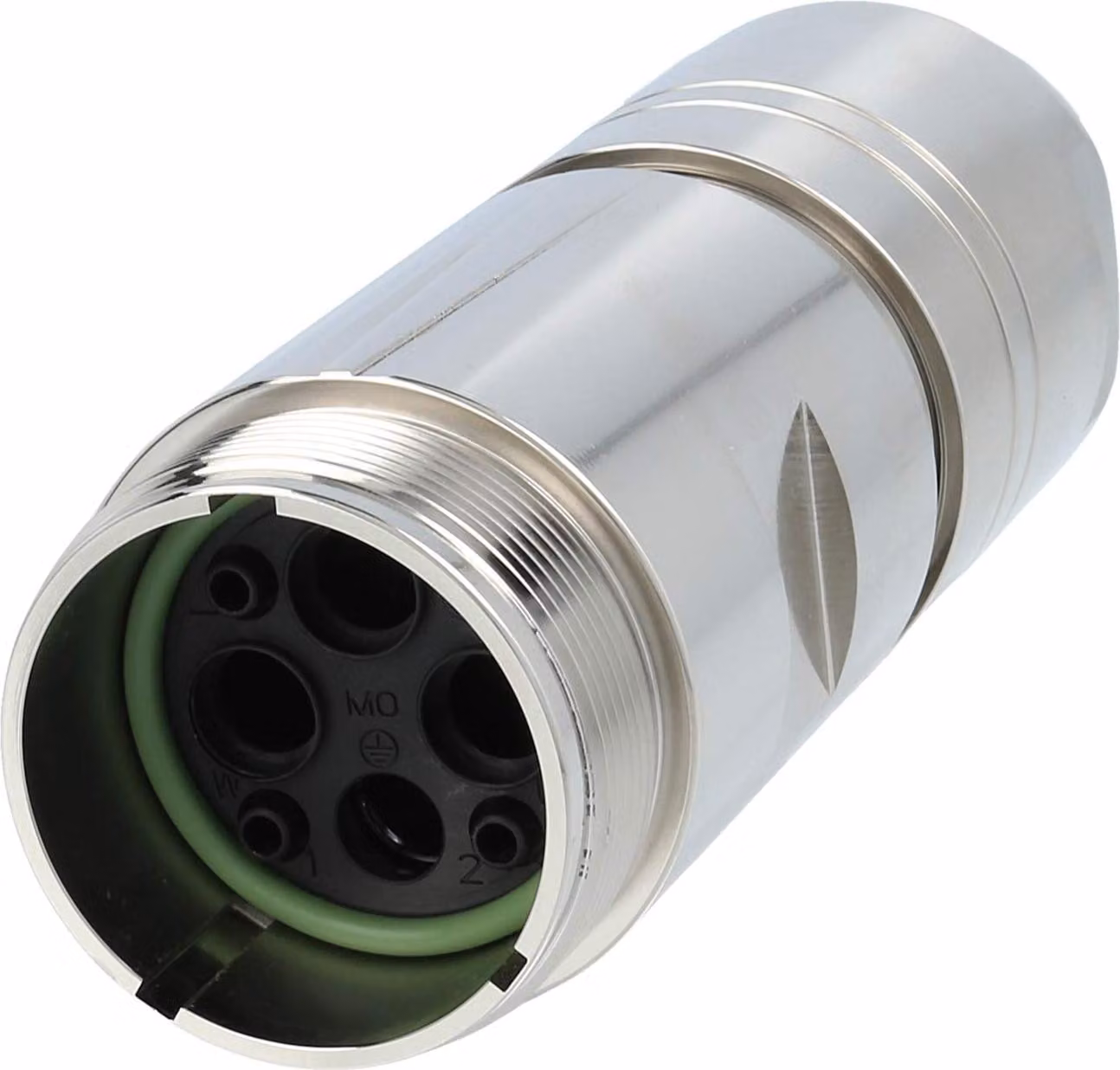 Connettore maschio Phoenix Contact M58 con pin dritto, terminale a crimpare, numero di poli 3+4+PE, uscita cavo dritta,