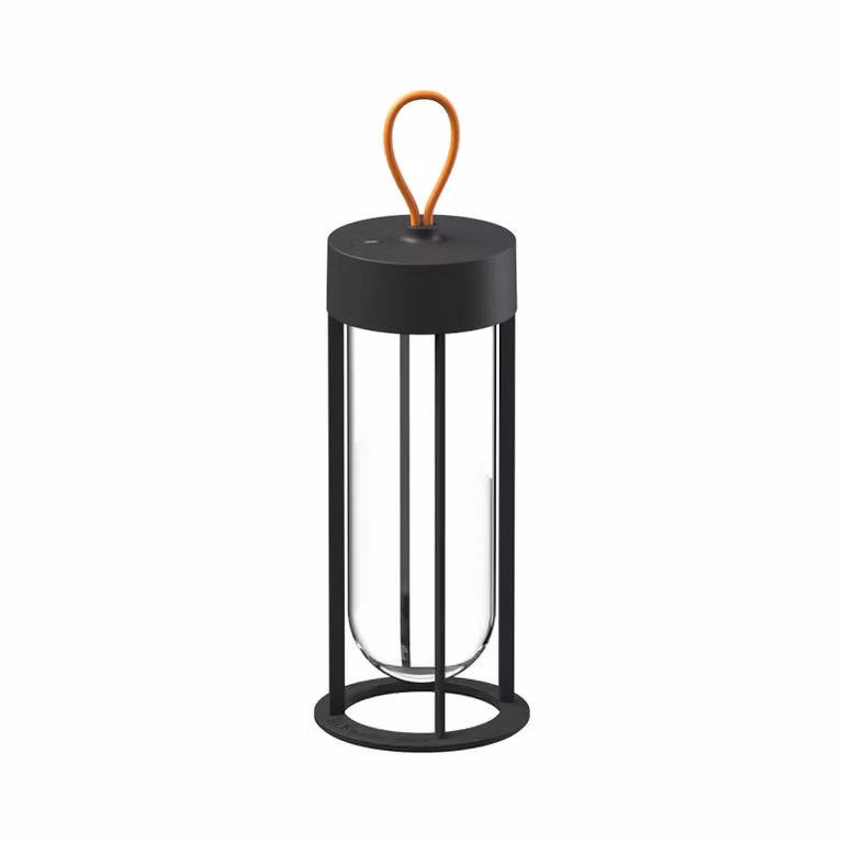 Flos - In Vitro Unplugged - Lampada da tavolo da esterno - Nero