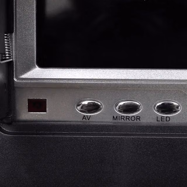 Camera di ispezione con tubo da 30 m e controllo DVR vidaXL in acciaio inossidabile, colore giallo