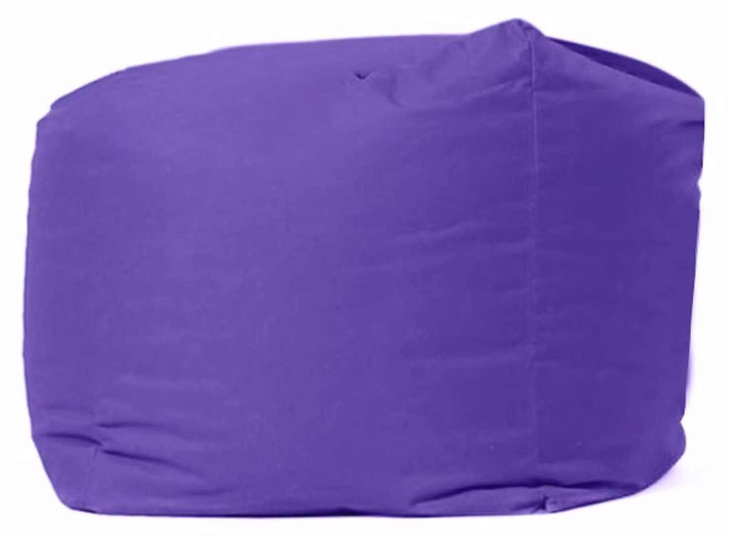 Pouf rotondo color lilla, 45x45x45 cm, impermeabile, con cerniera