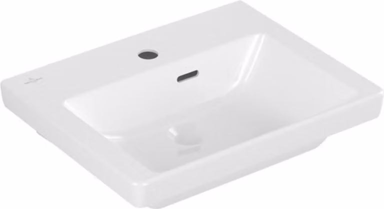 Villeroy & Boch Subway 3.0 lave-mains, rectangulaire, 1 trou pour robinet, avec trop-plein, 500x400mm, 437050R1, 437050R1