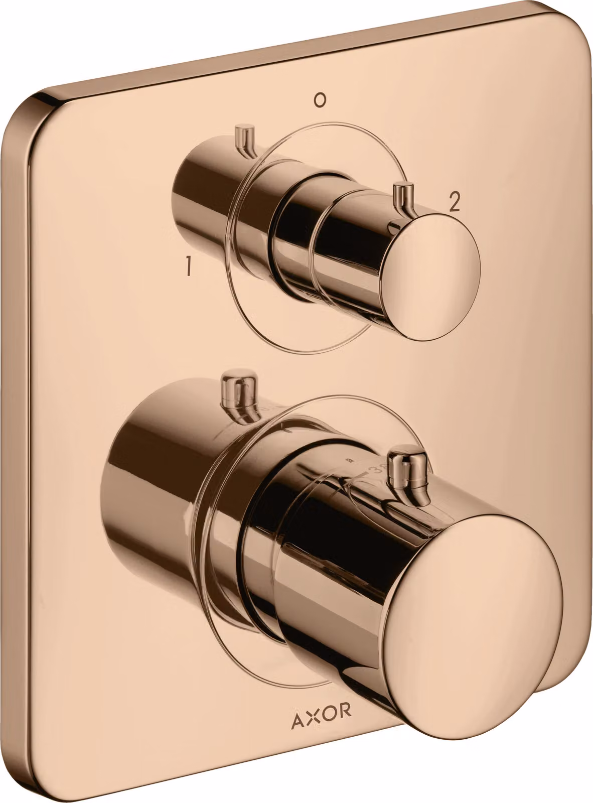 hansgrohe AXOR Citterio M thermostat encastré avec vanne d'arrêt/changeur, 34725300, 34725300