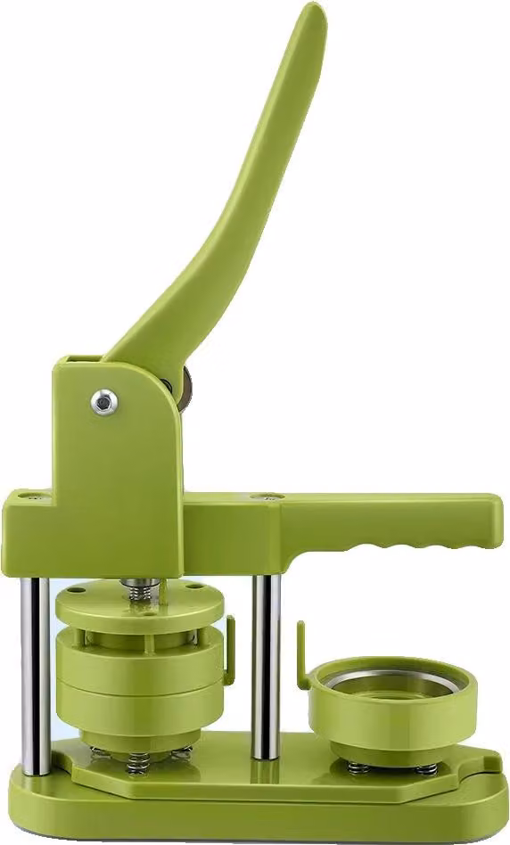 Macchina per bottoni, kit completo per principianti, design intuitivo, verde