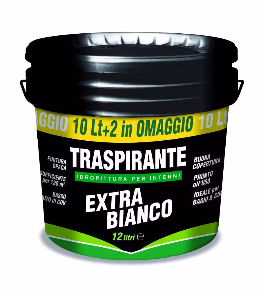 Iris Color Idropittura Traspirante - Bianco - 12 l