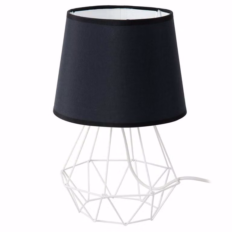 Lampada da notte a stelo Diamante bianco rosso