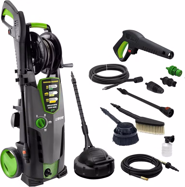 Idropulitrice – Pressione massima: 160 bar – Motore: 2500 watt – Programmi WPS