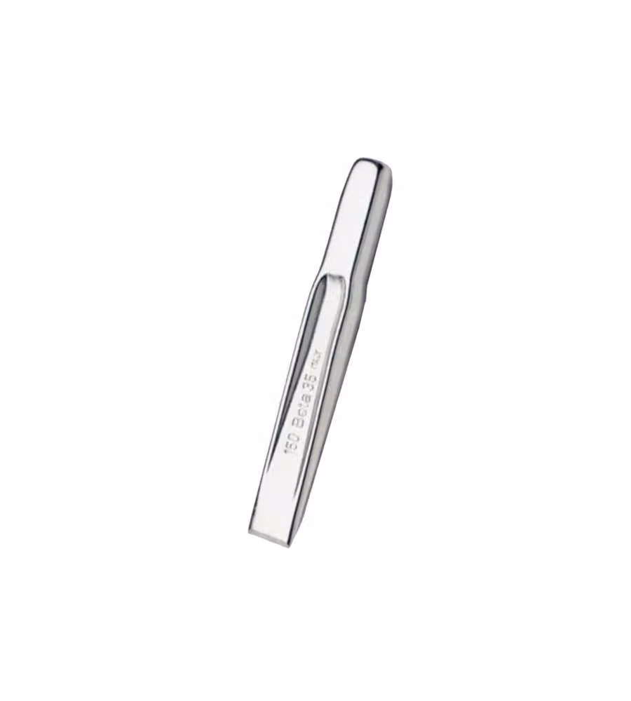 Scalpello nervato per metallo Beta colore argento L: 15 cm, L: 2 cm – 2