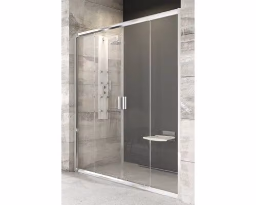 Porta doccia a due ante RAVAK Blix BLDP4-120 bright alu 190x117-121 cm 0YVG0C00Z1