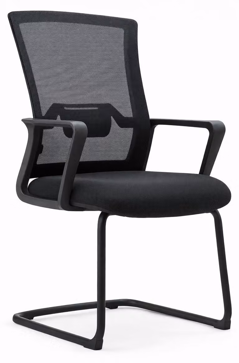 Sedia da ufficio moderna con schienale in rete e design ergonomico