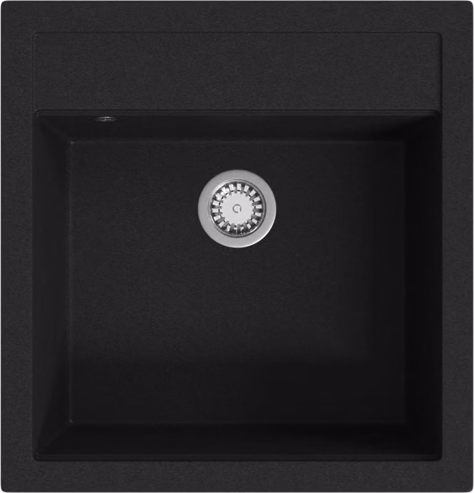 Lavello da Cucina in Granito Vasca Singola Nero