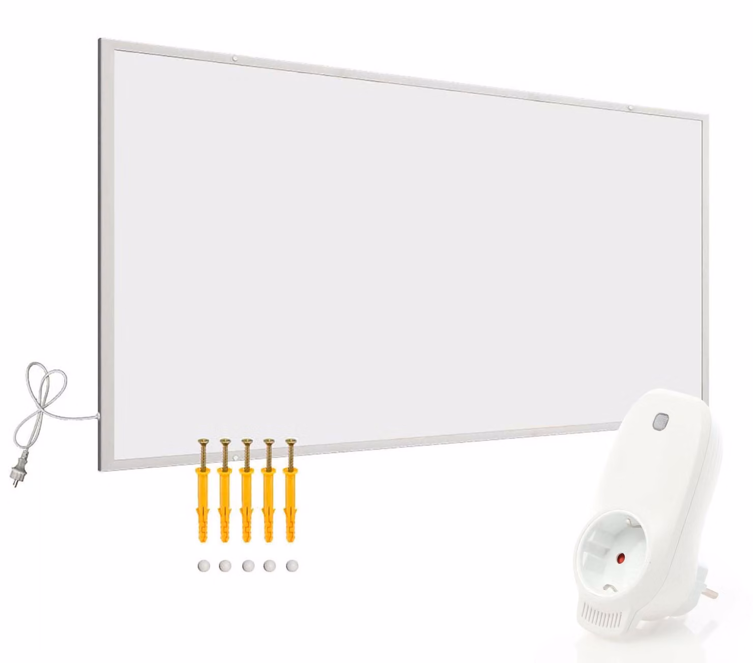 Pannello riscaldante a infrarossi - 700 W - Elettrico - Con termostato Wi-Fi e montaggio a parete