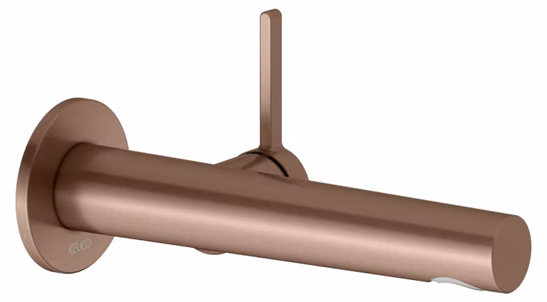 KEUCO EDITION 400 Mitigeur monocommandé pour lavabo, encastré pour montage mural, saillie 197mm, 51516291101, 51516291101