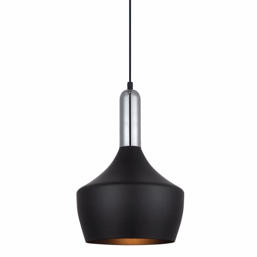 Italux Ophelia lampada da soffitto industriale nera MDM-3028/1 BK+CR
