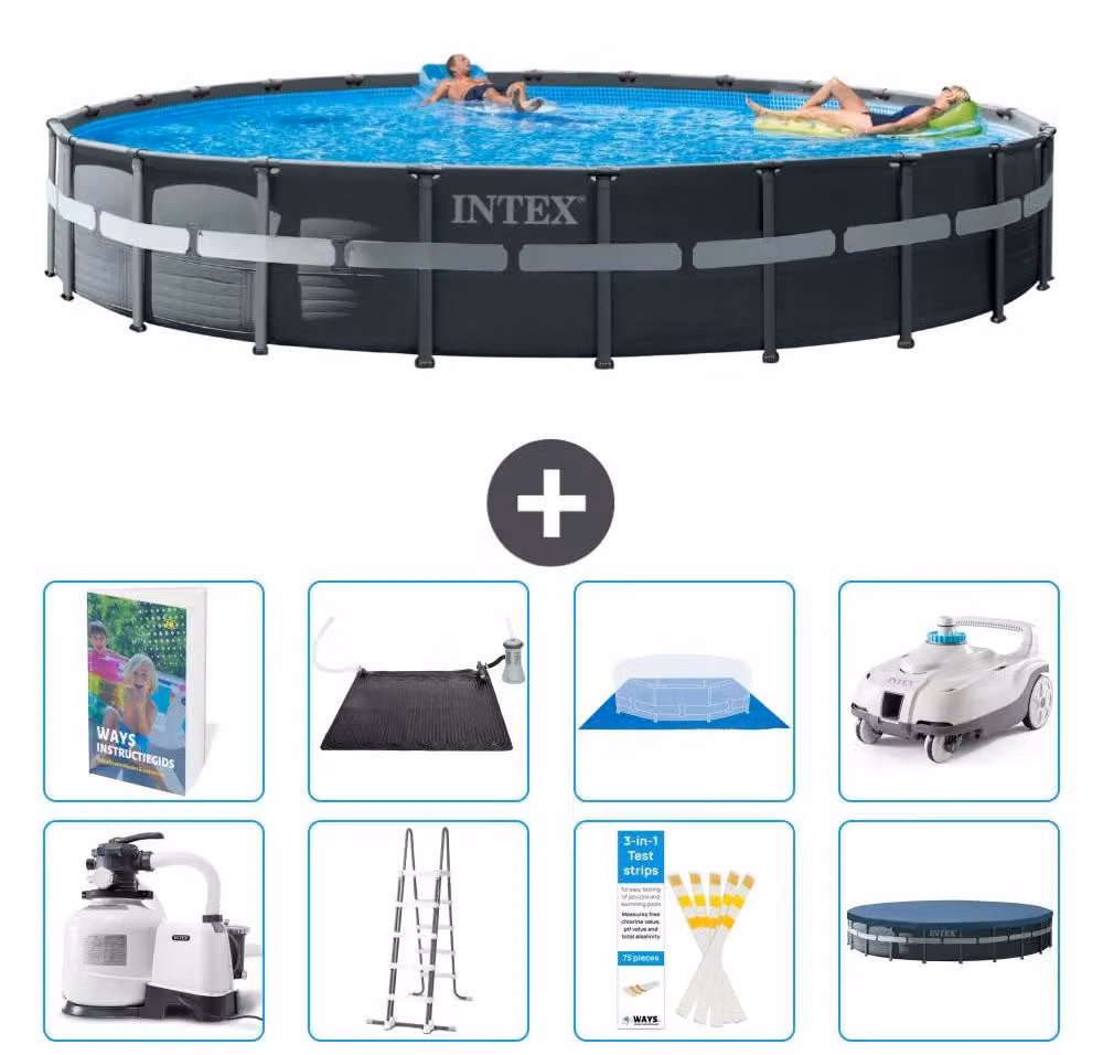 Ultra XTR Pool Rund - 732x132 cm - Set da 7 pezzi, modello S600