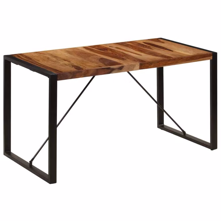 Maison Exclusive - Tavolo da pranzo 140 x 70 x 75 cm in legno massello di acacia