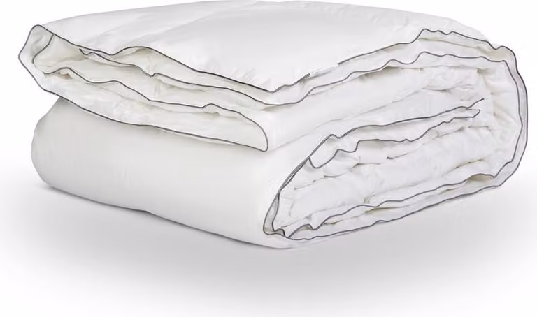 Primavera Deluxe, copripiumino singolo in percal di cotone, colore bianco - 240x220 cm