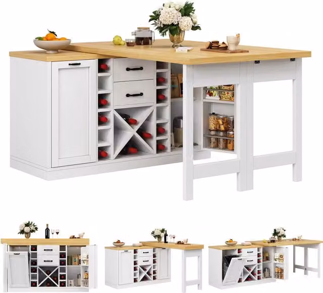 Tavolo da pranzo ovale allungabile con contenitore; 110–149;8 x 110 x 75 cm; MDF e metallo; nero opaco