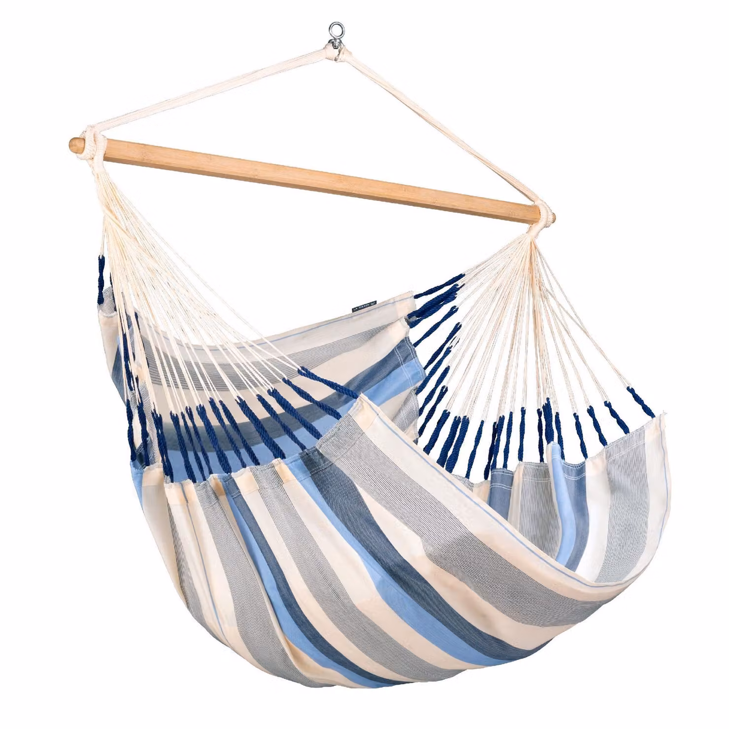La Siesta Domingo Sea Salt Kingsize sedia sospesa XL resistente alle intemperie sedia sospesa blu