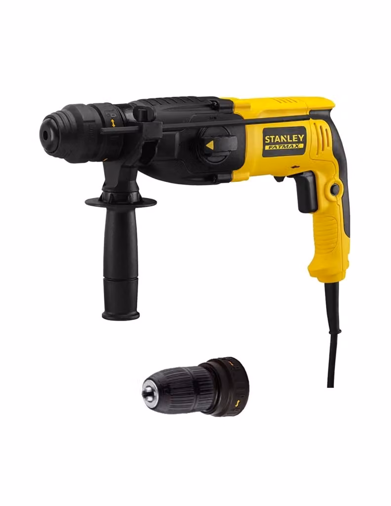 Trapano tassellatore demolitore SDS Plus Stanley FatMax SFMEH210K da 800W giallo – 3