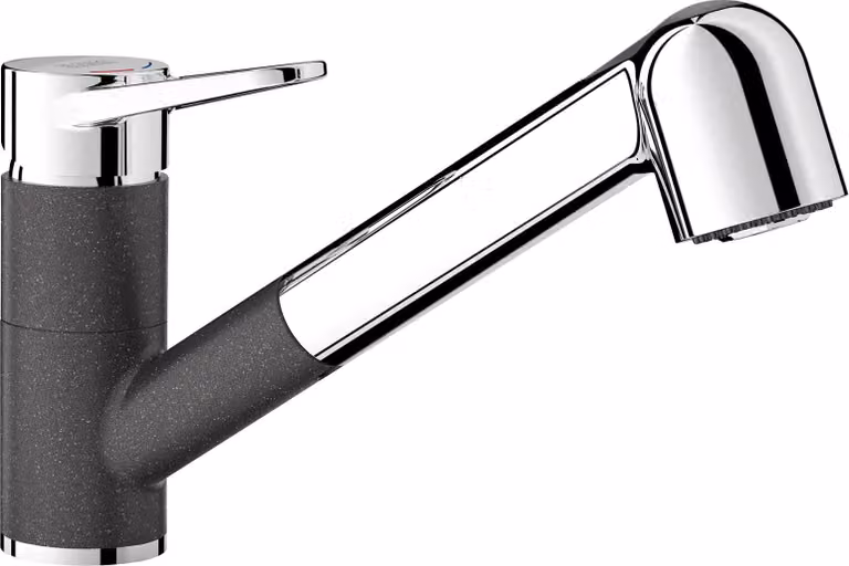 Blanco Wega S - Miscelatore per lavello con doccetta estraibile, antracite/cromo 526420