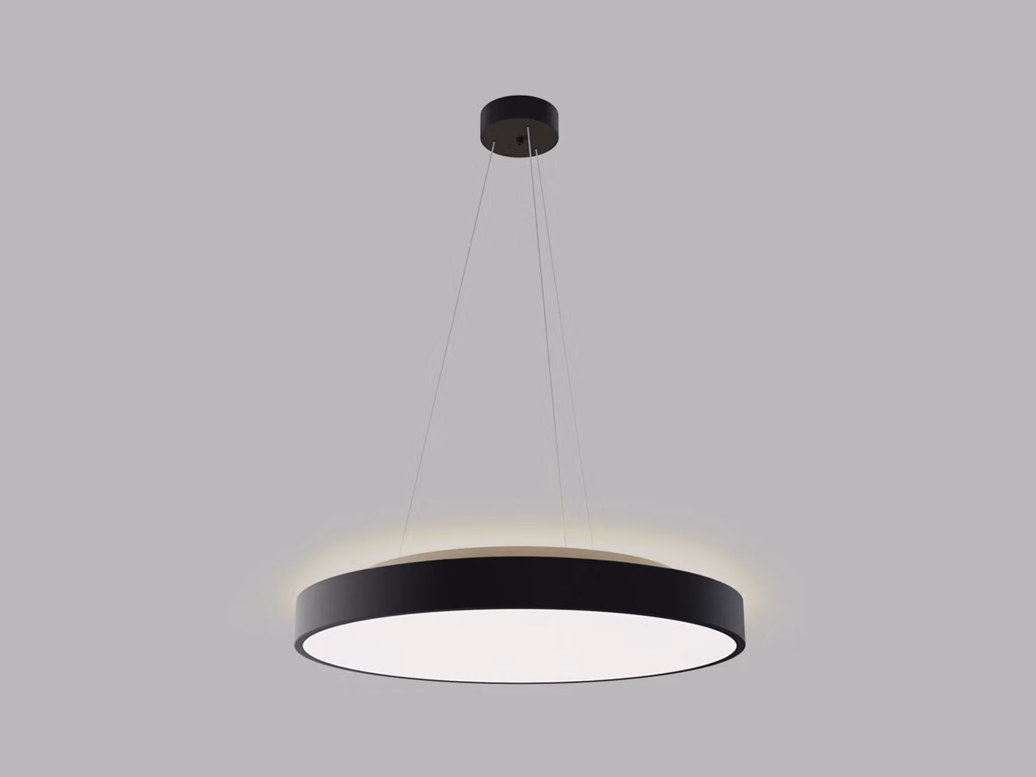 LED2 3275653DT Lampada a sospensione RINGO II 60 P/N-Z, B TRIAC DIM 55+10W 3000K/4000K nero