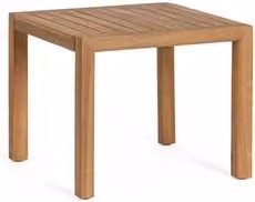 Tavolino da esterno quadrato Yes Everyday in legno duro trattato marrone L: 47 cm, P: 47 cm, H: 41 cm
