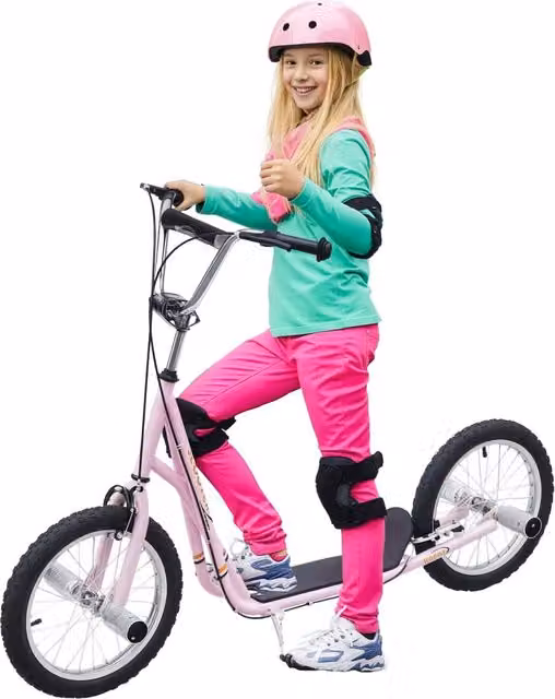 Pattinette con Ruote Grandi Pneumatiche 41 cm ¨C zephmum ¨C Rosa