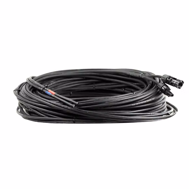 15 m di cavo di collegamento professionale da 6 mm² dal modulo solare MC4 al regolatore di carica solare