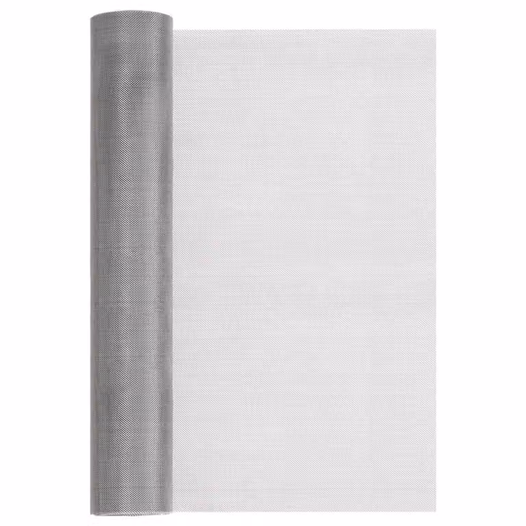 Rete per schermatura vidaXL in acciaio inossidabile Argento L: 1000 cm, H: 40 cm