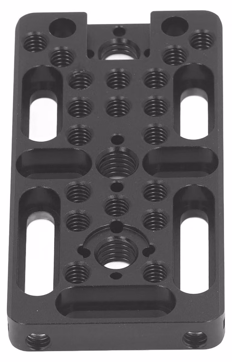 Piastra di montaggio aeronautica - Supporto per fotocamera - Fotocamera DSLR - Fotocamera mirrorless - Porte di espansione - Elevata resistenza - Sistema di montaggio per fotocamera