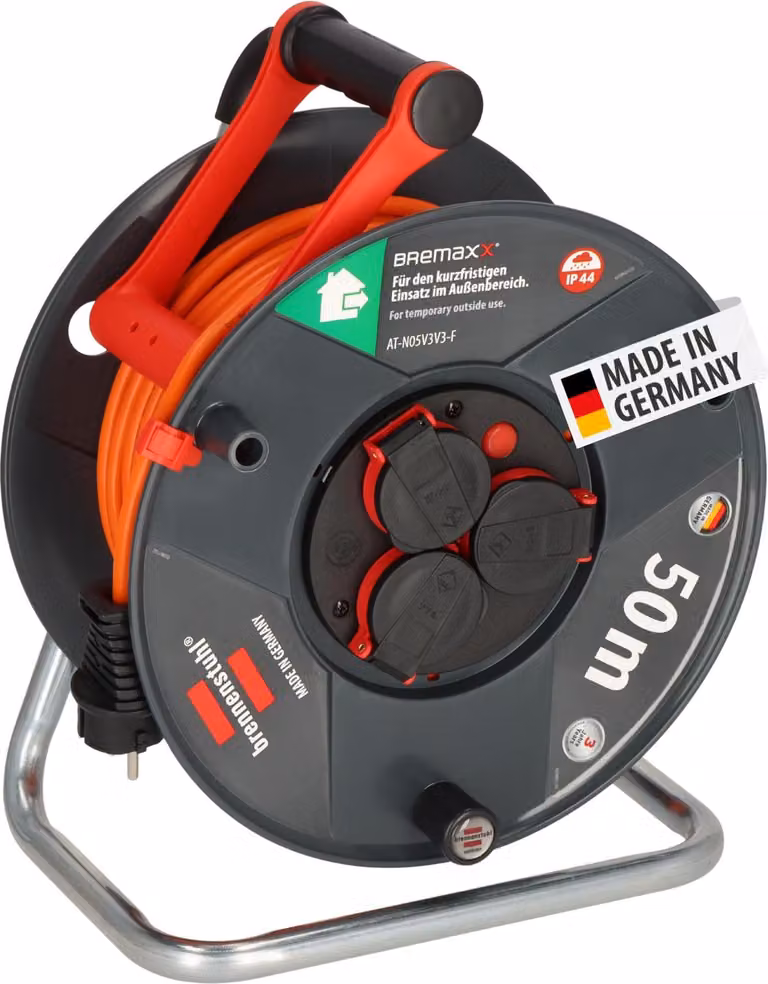 Brennenstuhl Garant V2 IP44 avvolgicavo 50m per uso esterno