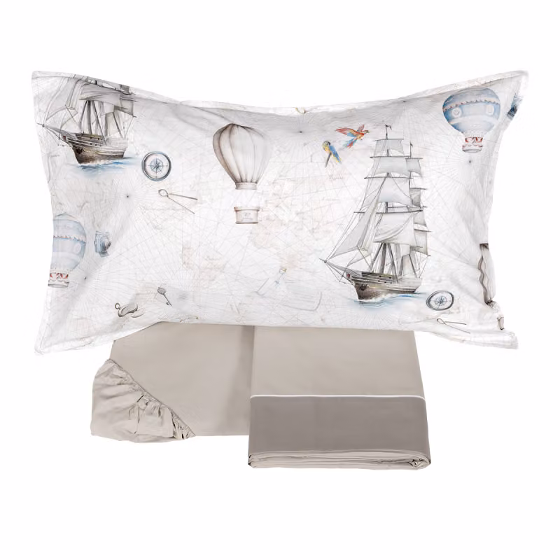 MAGELLANO Completo letto - Taglia: 1 piazza,Colore: MAGELLANO - GRIGIO