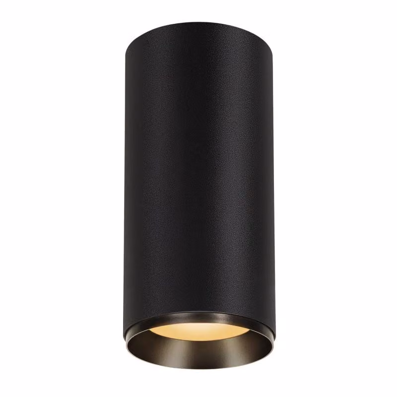 SLV Plafoniera NUMINOS XL / Faretto LED, proiettore, faretto a soffitto, plafoniera, apparecchio a superficie, illuminazione interna / 2700K 36W 2980lm nero dimmerabile 60Grad