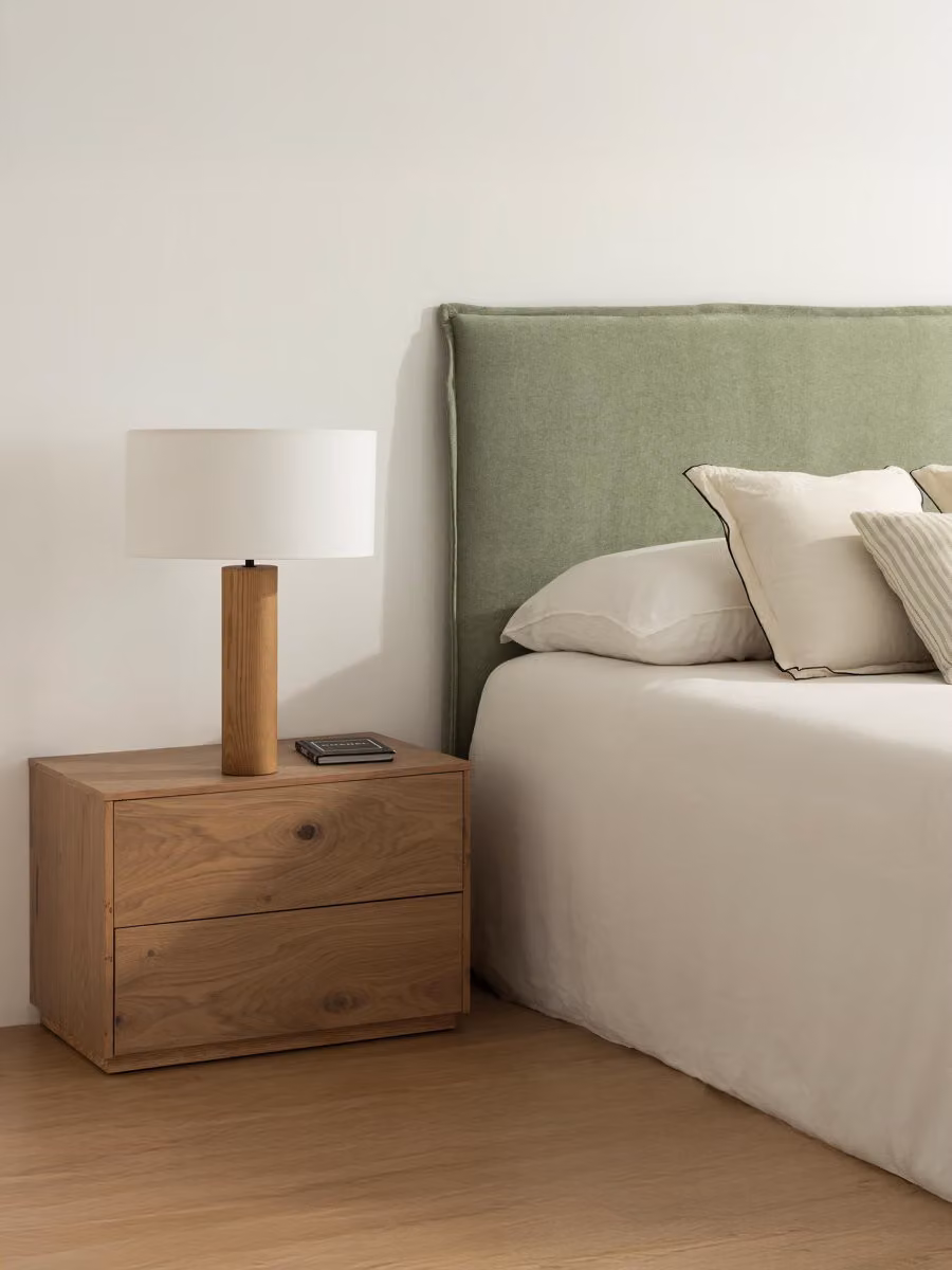 Comodino Unite Kenay Home in rovere nodoso con 2 cassetti, colore marrone – 2