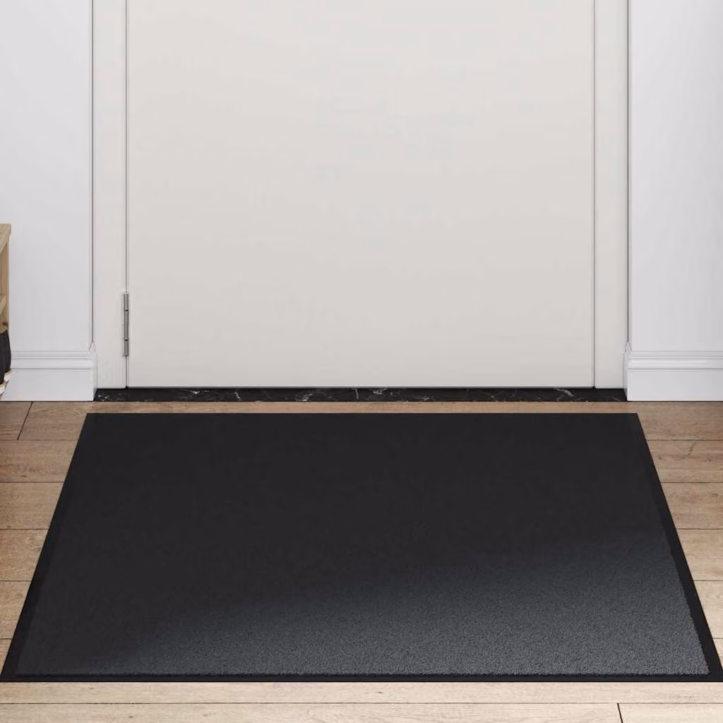 vidaXL Zerbino Nero 90x150 cm