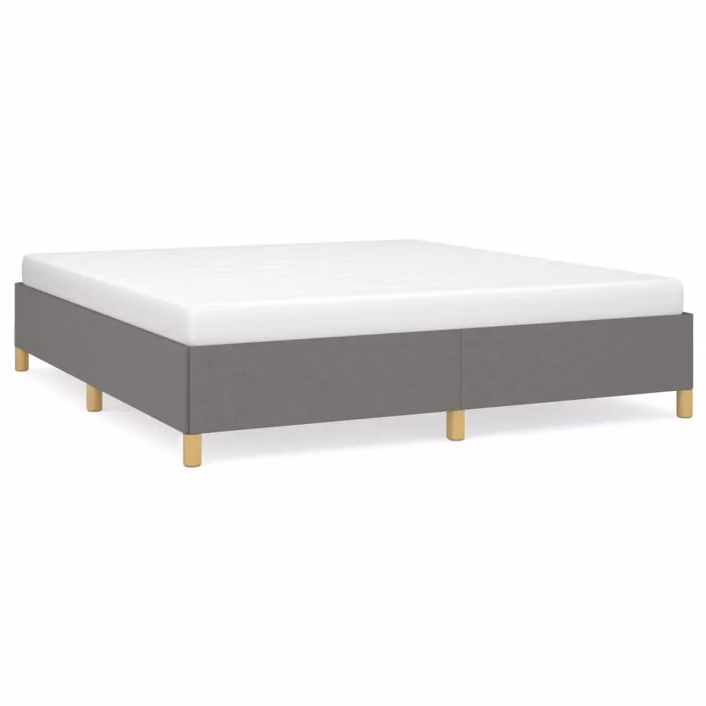 Struttura Letto a Rete a Molle Giroletto DESIGN IN Grigio Scuro L 160 x P 200 cm – 2