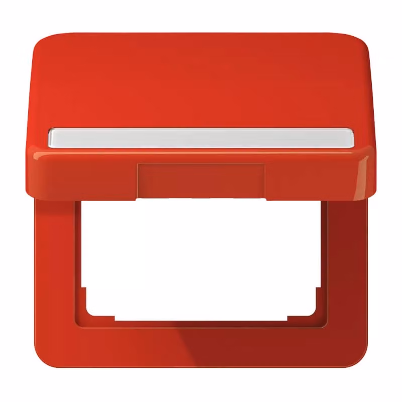 Jung CD590BFNAKLRT Coperchio ribaltabile (con molla di ritorno) rosso
